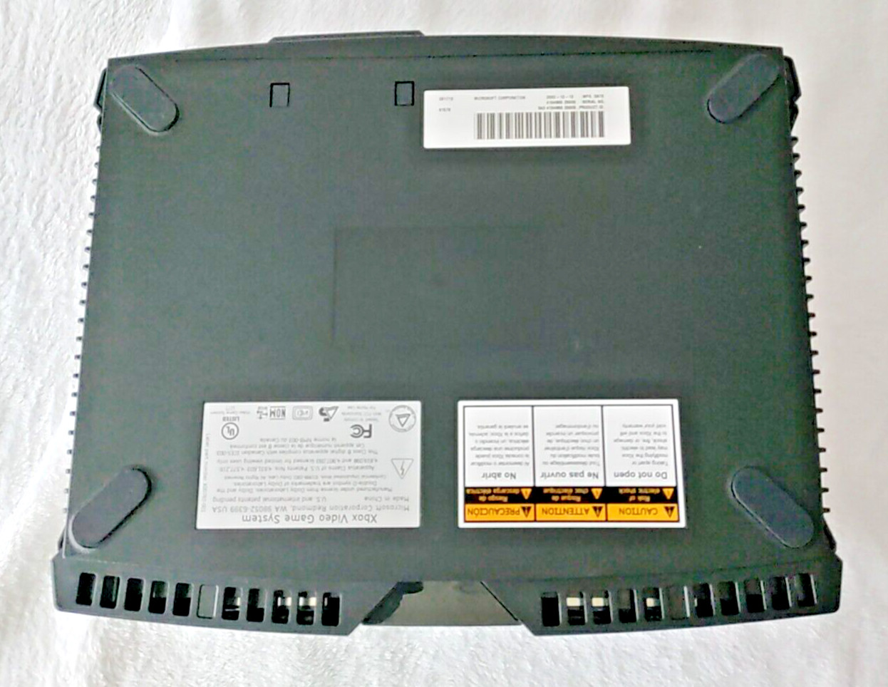 Microsoft Original Xbox Console -DVD Movie Playback-read disc and Remote Control