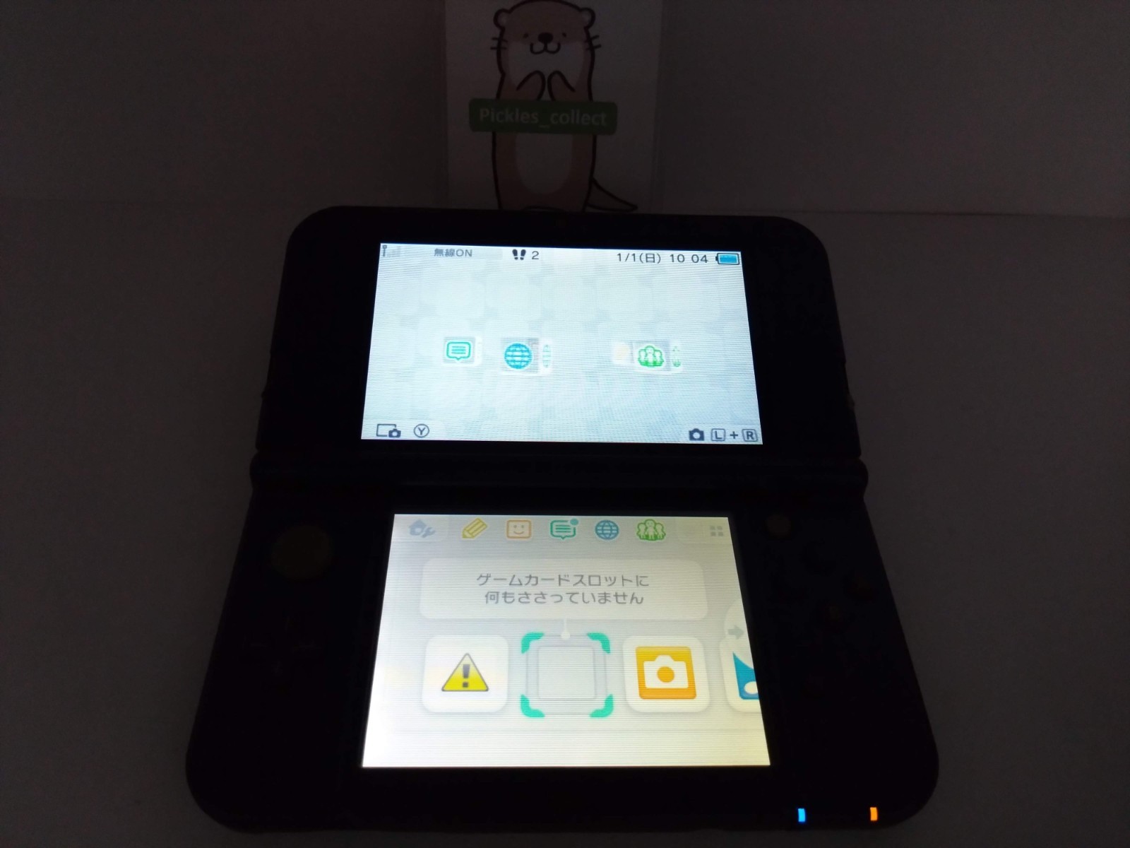 Nintendo New 3DS LL XL Metallic Blue RED-001 w/Stylus 4GB Japanese Tested 0511E