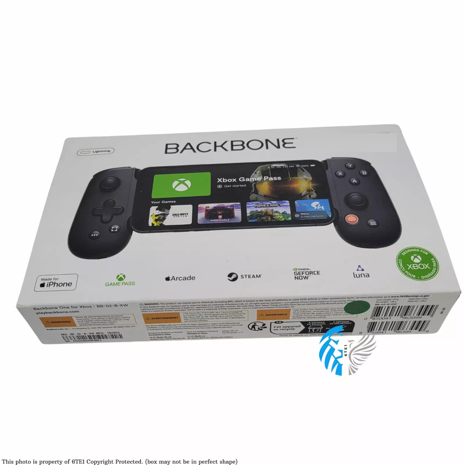 Backbone One Mobile Gaming Controller for iPhone – Black (BB-02)™