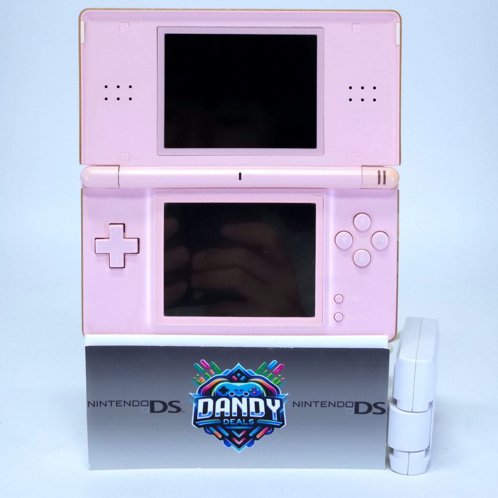 DS Lite Console Nintendo System Pink W/ Charger + Stylus | Usg-001 Tested