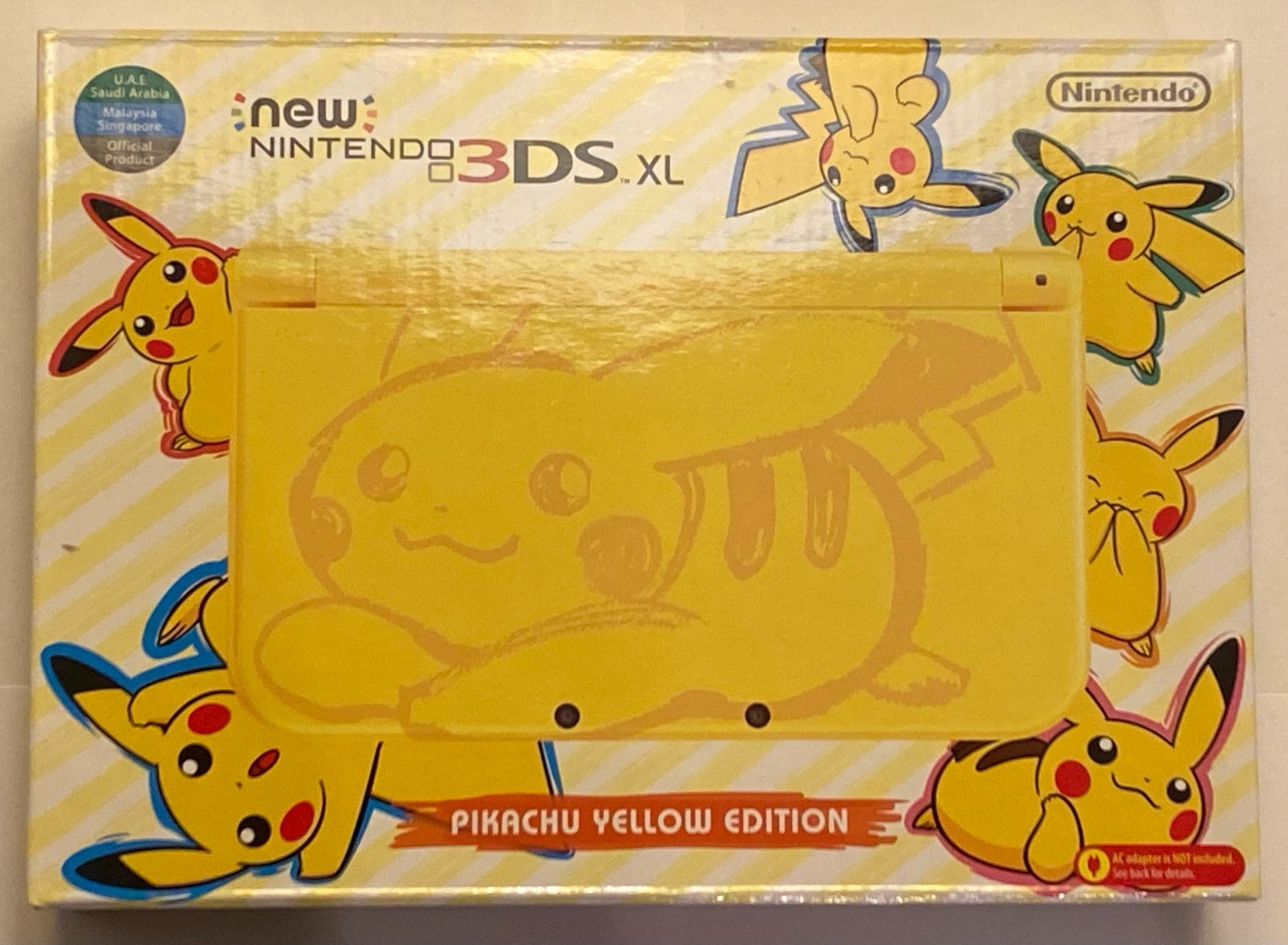 Nintendo 3DS XL Pikachu Edition Yellow Handheld System