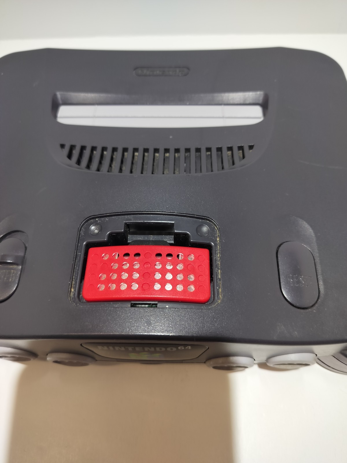 Nintendo 64 w expansion pk Charcoal Gray tested see vid/description for details