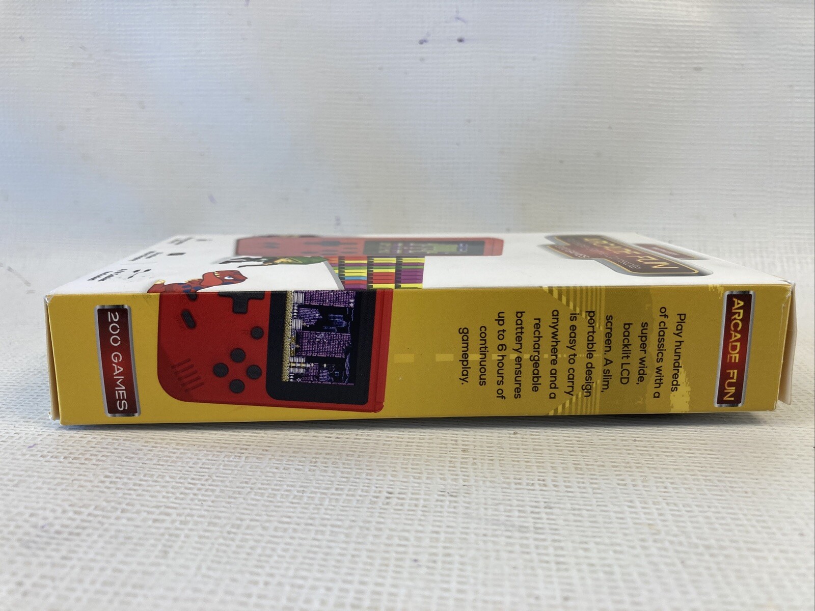 Arcade Portable Handheld Game Console Style 200 Games Merkury Innovations Red