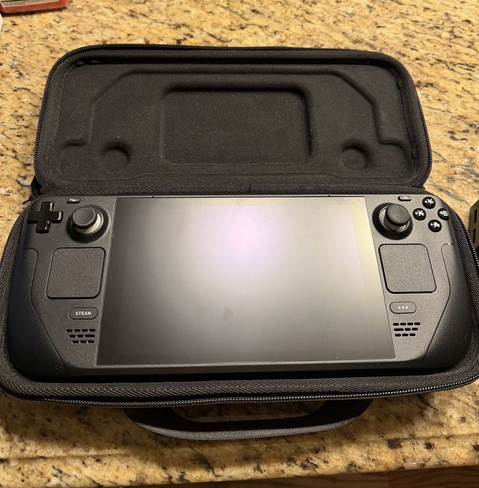 Valve Steam Deck LCD 1TB Black Handheld Console with Charger and Case and Dock