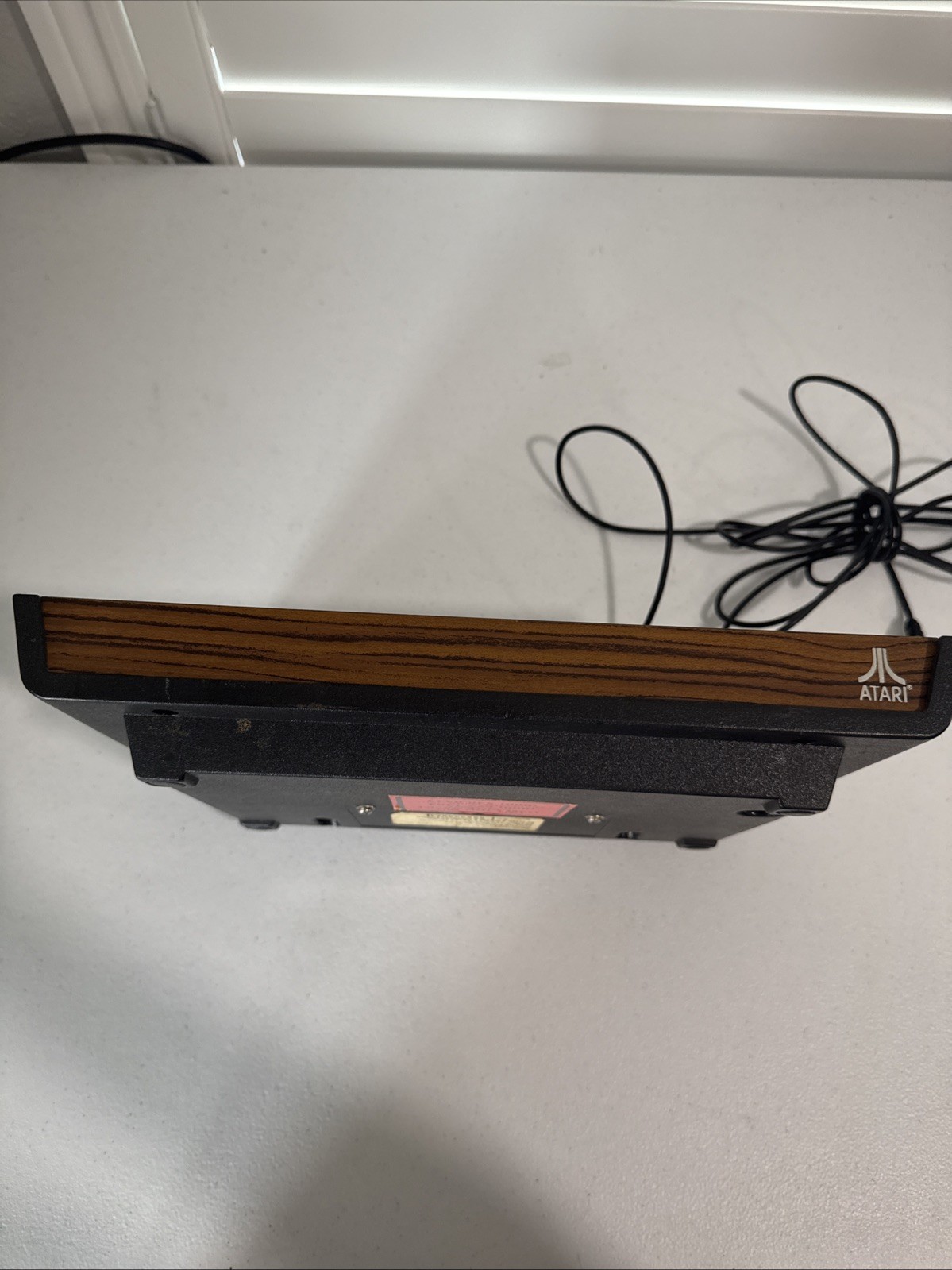 Atari 2600 Console CX2600 Wood Grain UNTESTED