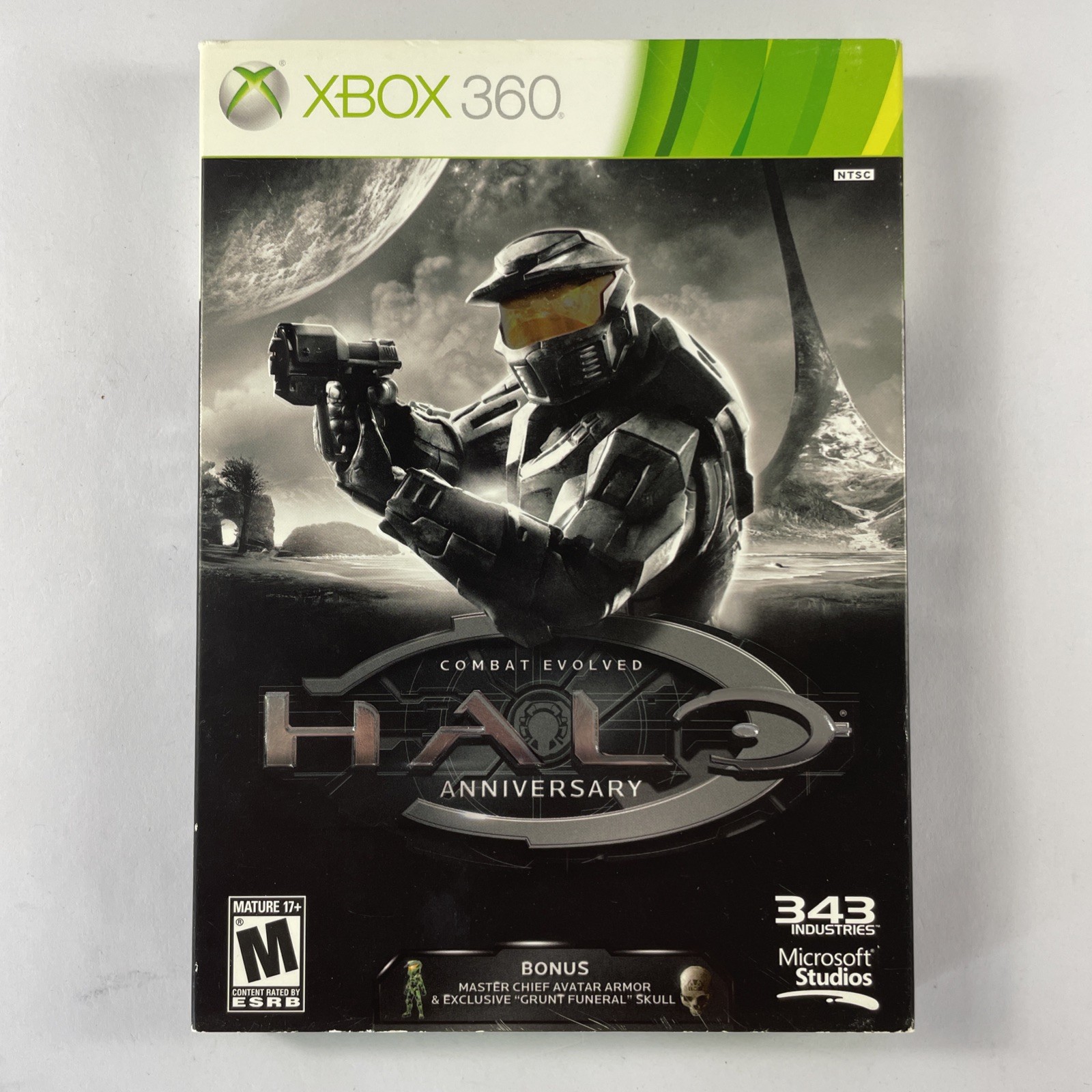 Microsoft Xbox 360 60GB White Console W Halo 4 Skin & Halo Combat Evolved TESTED