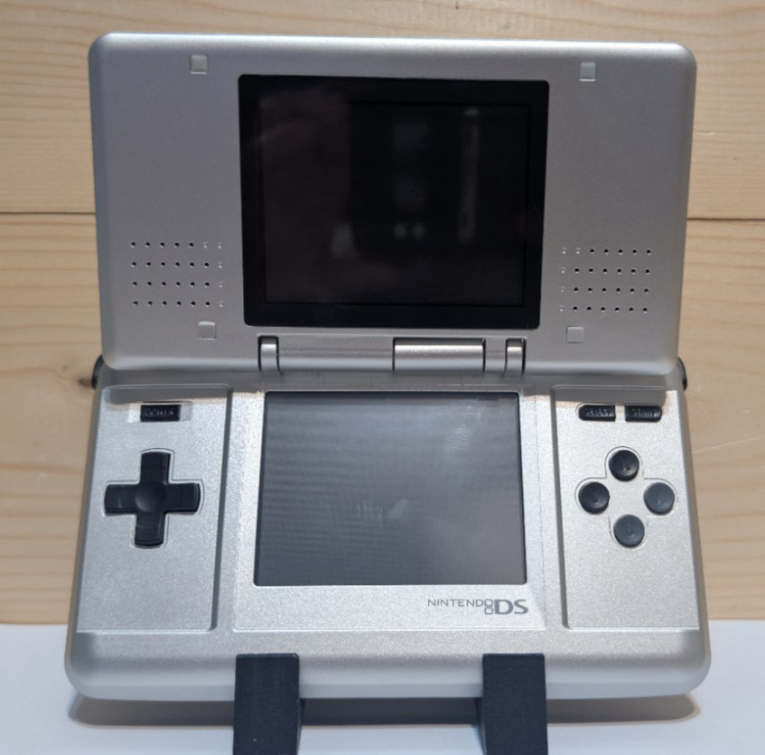Nintendo DS NTR/Fat/Original Silver Reshelled W/USB Cable New Battery & USB-C