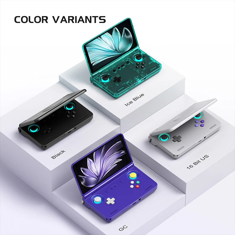 Retro Pocket Flip2 Gaming Console Android 13 5.5-inch AMOLED Touchscreen