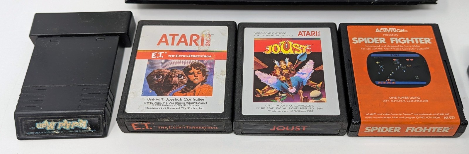 Atari 2600 Jr. Console Bundle w/ 4 Games – E.T., Joust, Kool-Aid Man, & More!