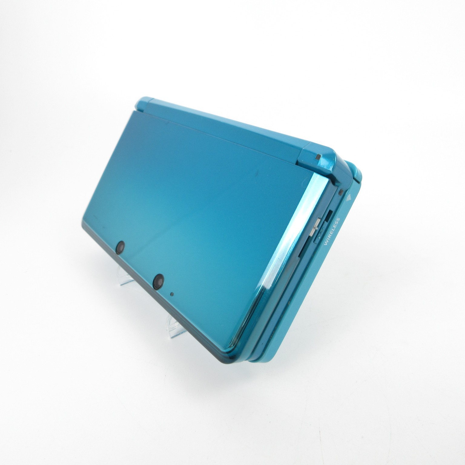 【Very Good】Nintendo 3DS Aqua Blue Console ONLY Japanese Edition #ReRe0525/01