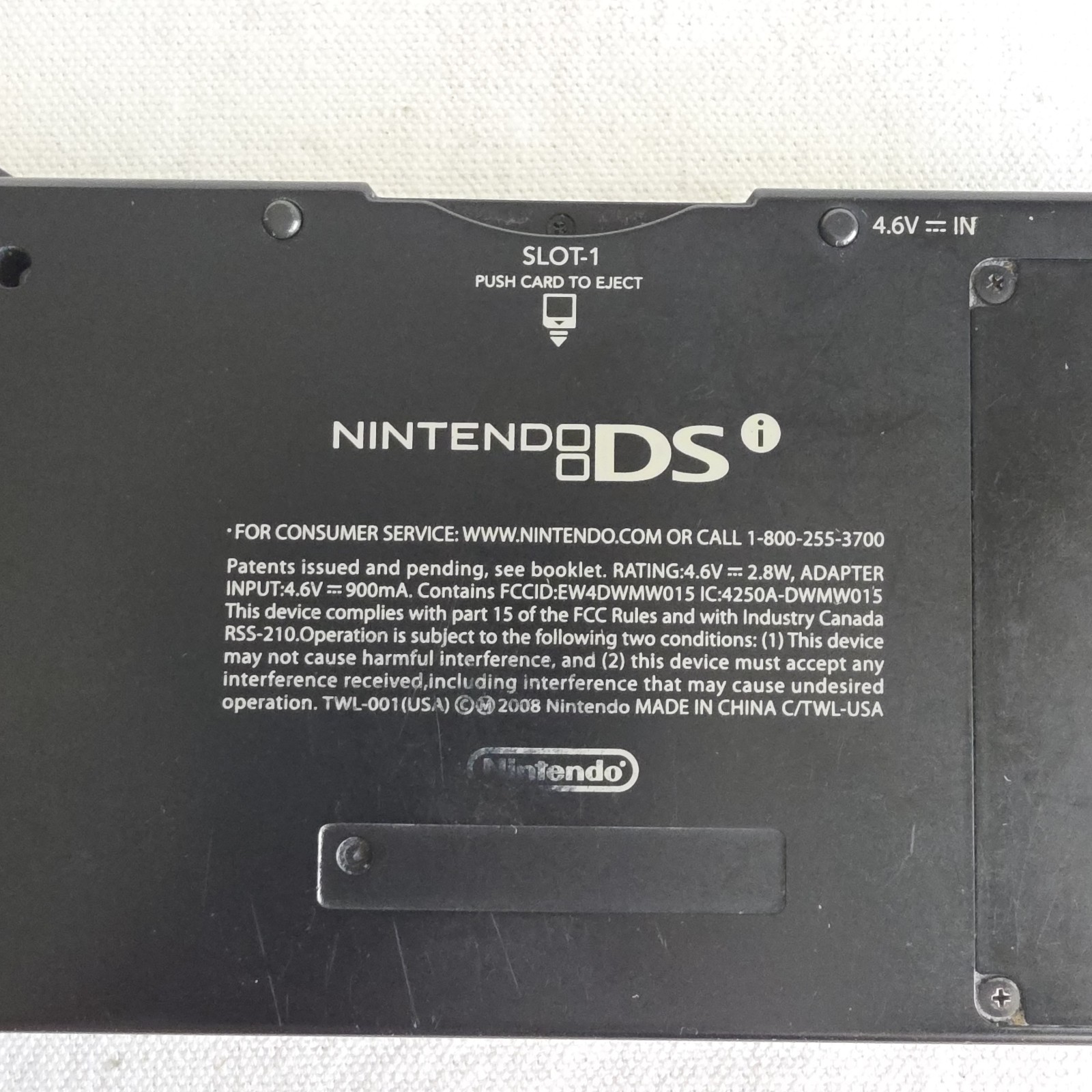 Nintendo DSi Game Console Only For Parts & Repairs (Black )
