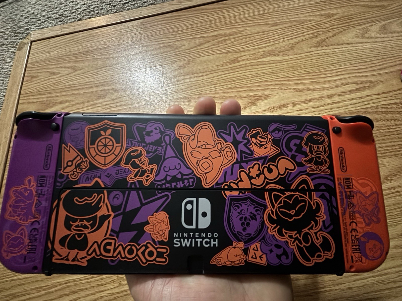 Nintendo Switch OLED Scarlet and Violet Edition Bundle and More Read Description