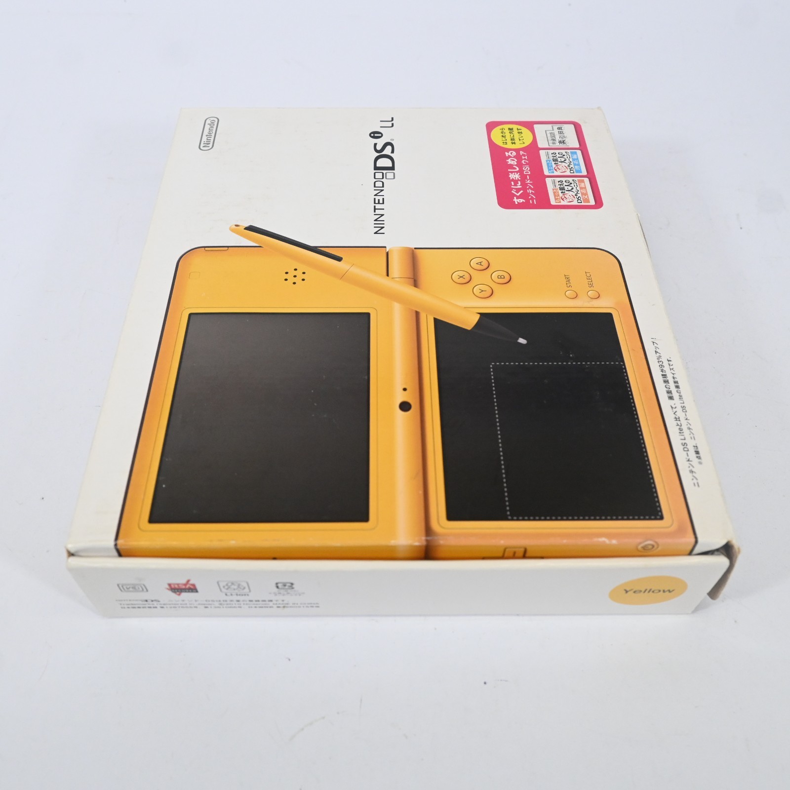 Nintendo DSi LL Yellow Console Boxed Tested NTSC-J Japan