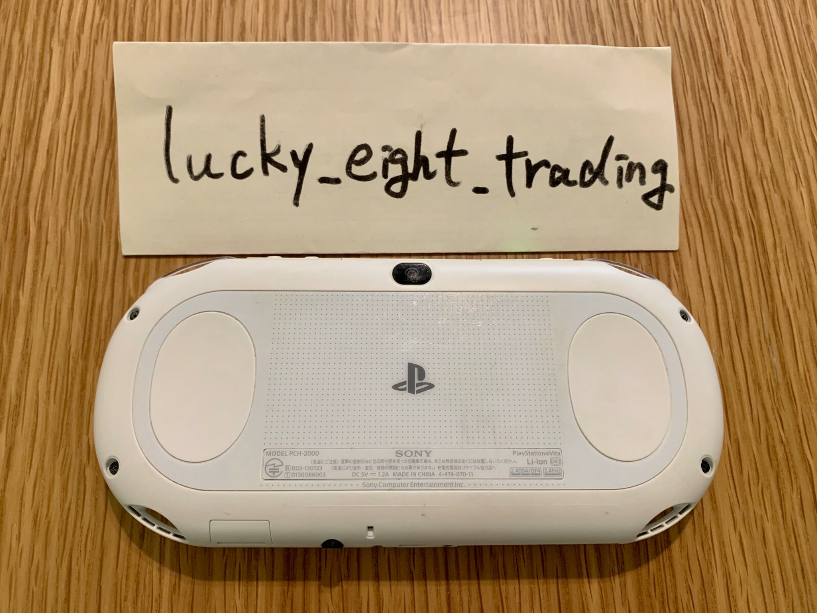 PS Vita White PCH 2000 ZA12 Console only Playstation PSV Slim [H]