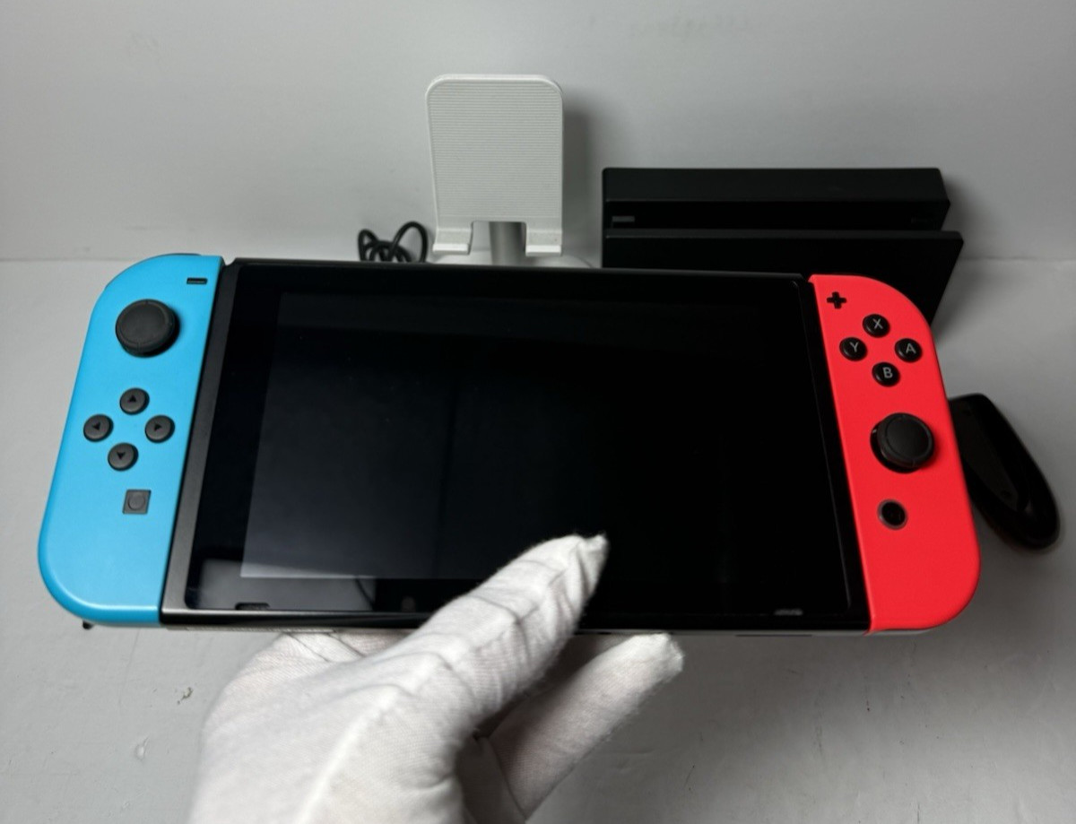 Nintendo Switch 32GB Handheld Console – Neon Red/Neon Blue