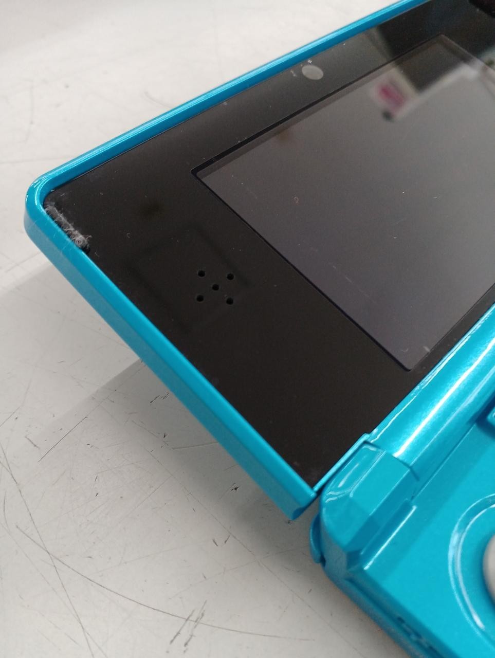 Nintendo 3DS Light Blue Console Japan Ver Tested & Working w/ Stylus Authentic