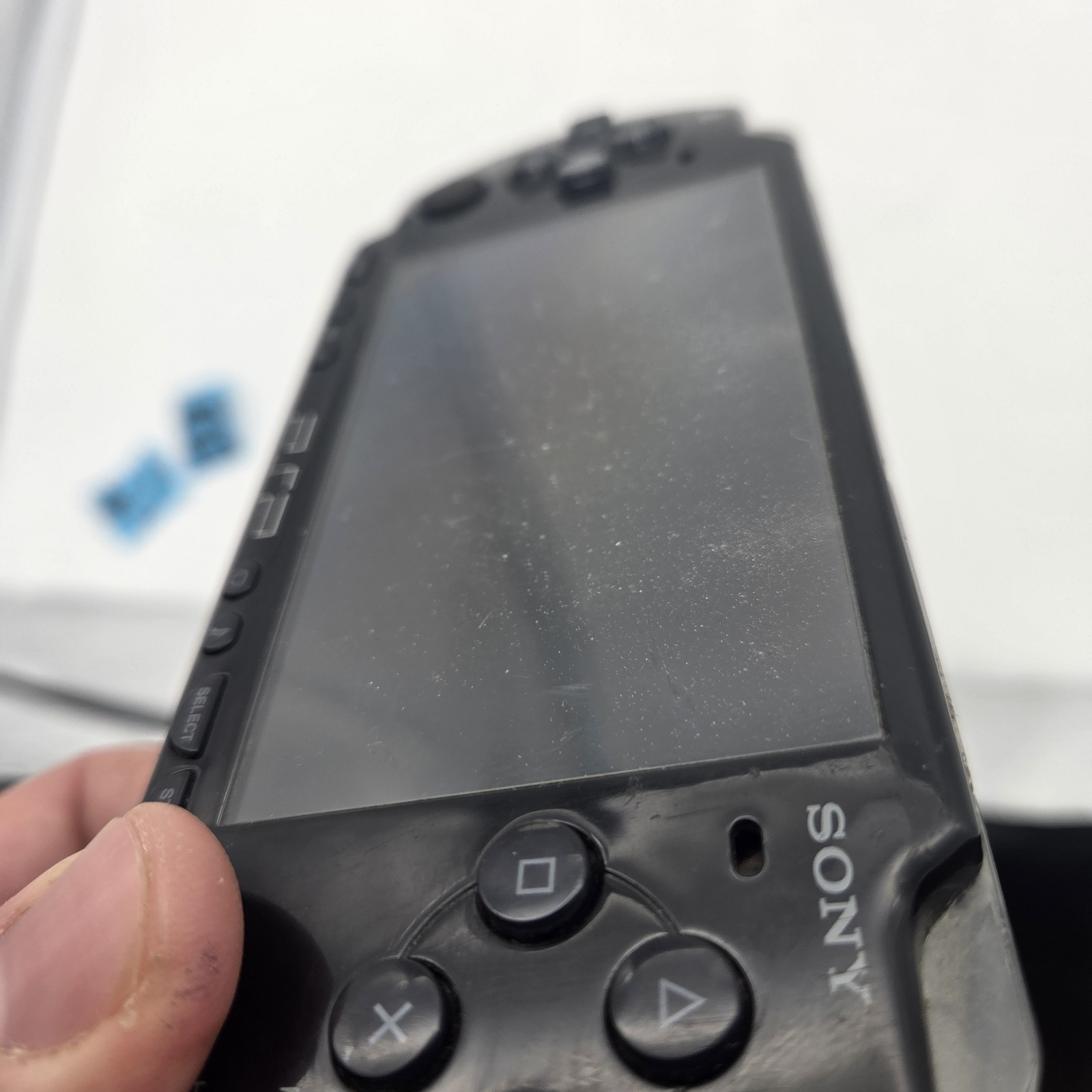 Sony PSP 2001 Black Powers On- Needs Battery And Cover