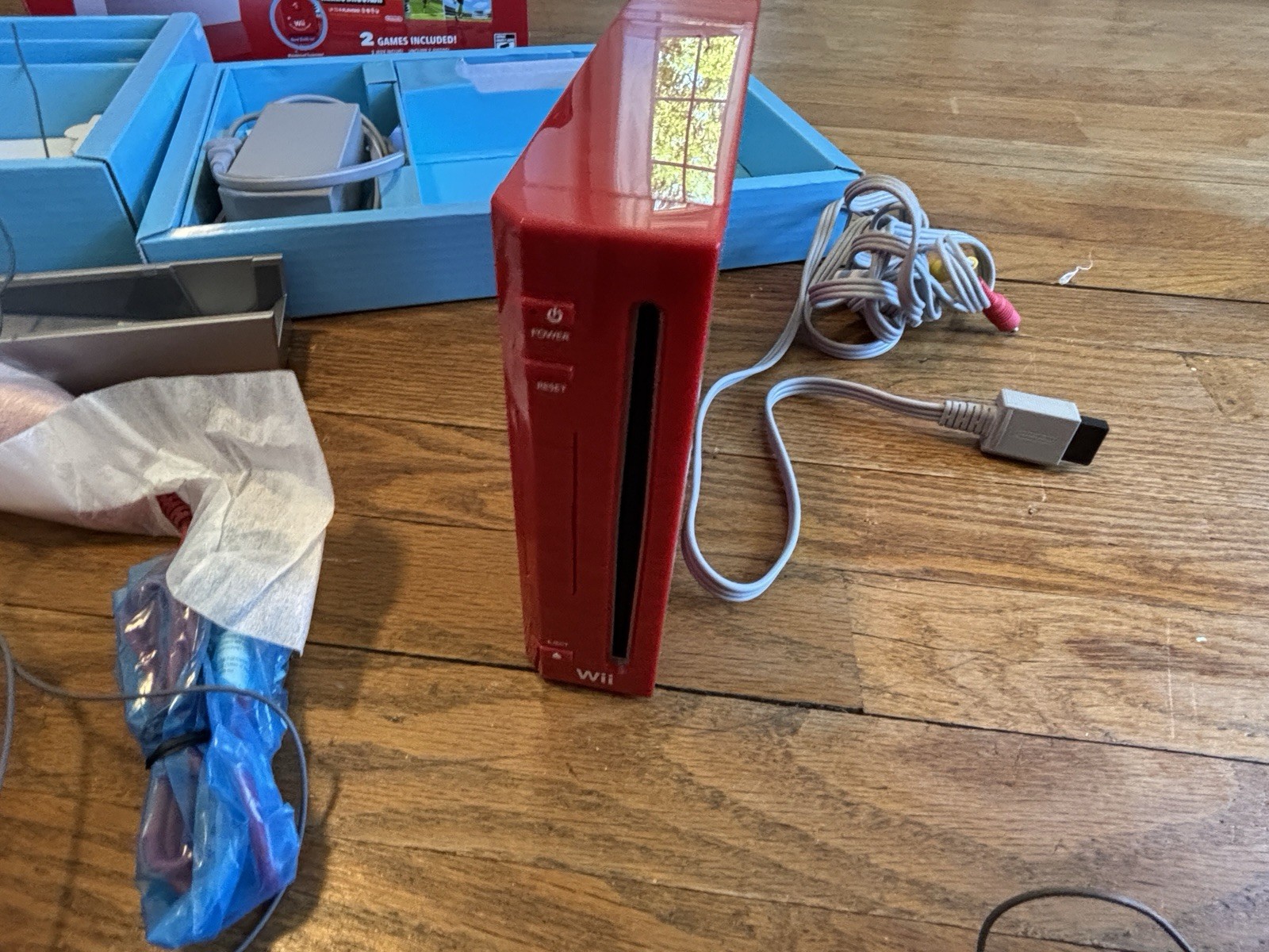 Nintendo Wii Limited Edition Red Console NEW Super Mario Bros 25 Anniversary CIB
