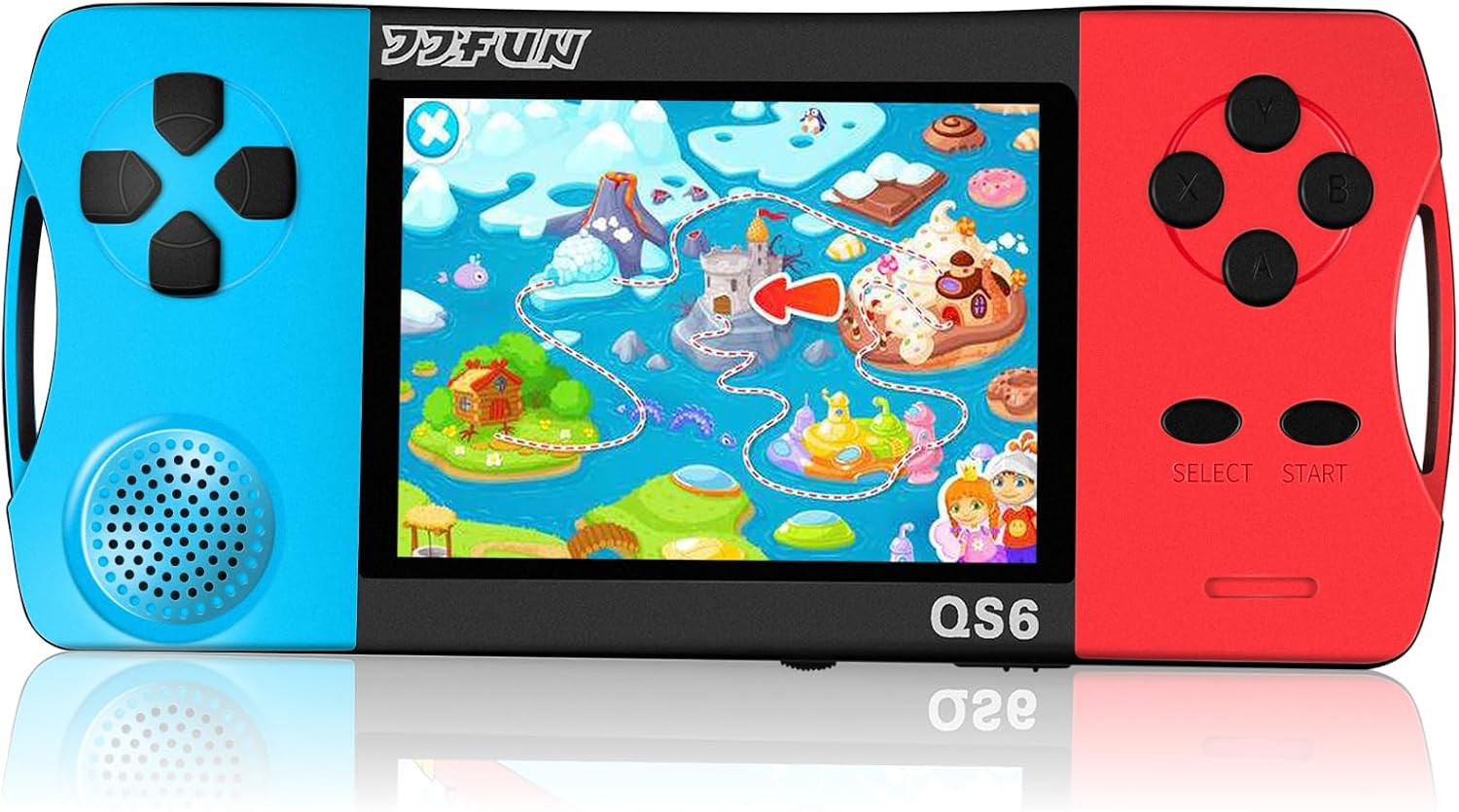Handheld Game Console for Kids 3.5″ IPS Large Screen Rechargeable,Preloaded 216