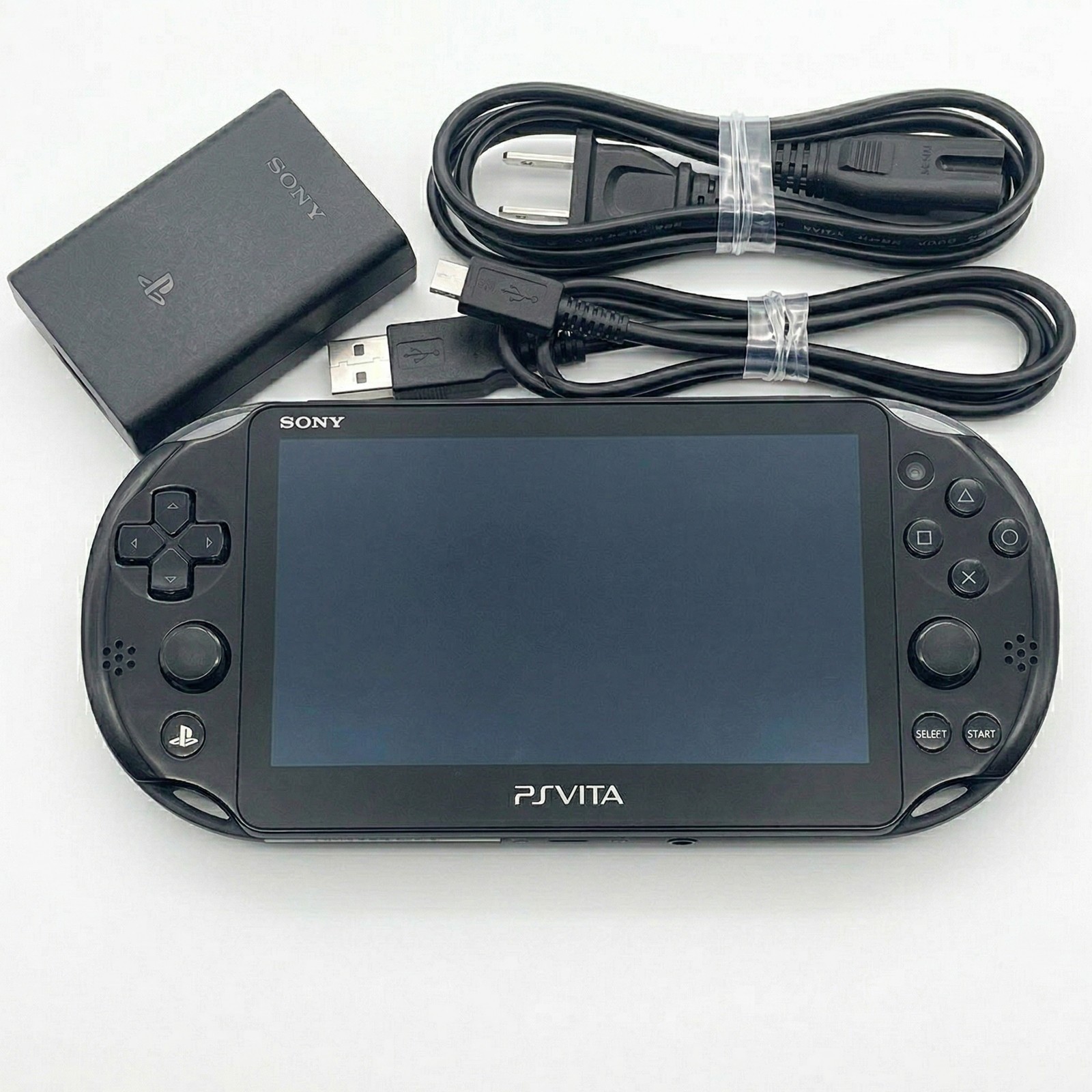PS Vita PCH-2000 Black Console Very Good Condition w/ Genuine Sony JP Charger