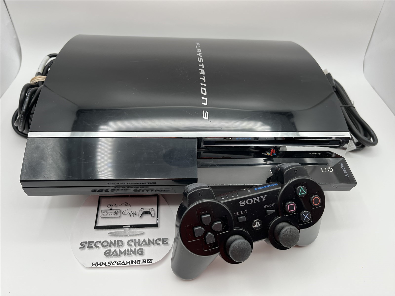 PlayStation 3 PS3 CECHE01 Backwards Compatible 500GB Console Bundle Refurbished