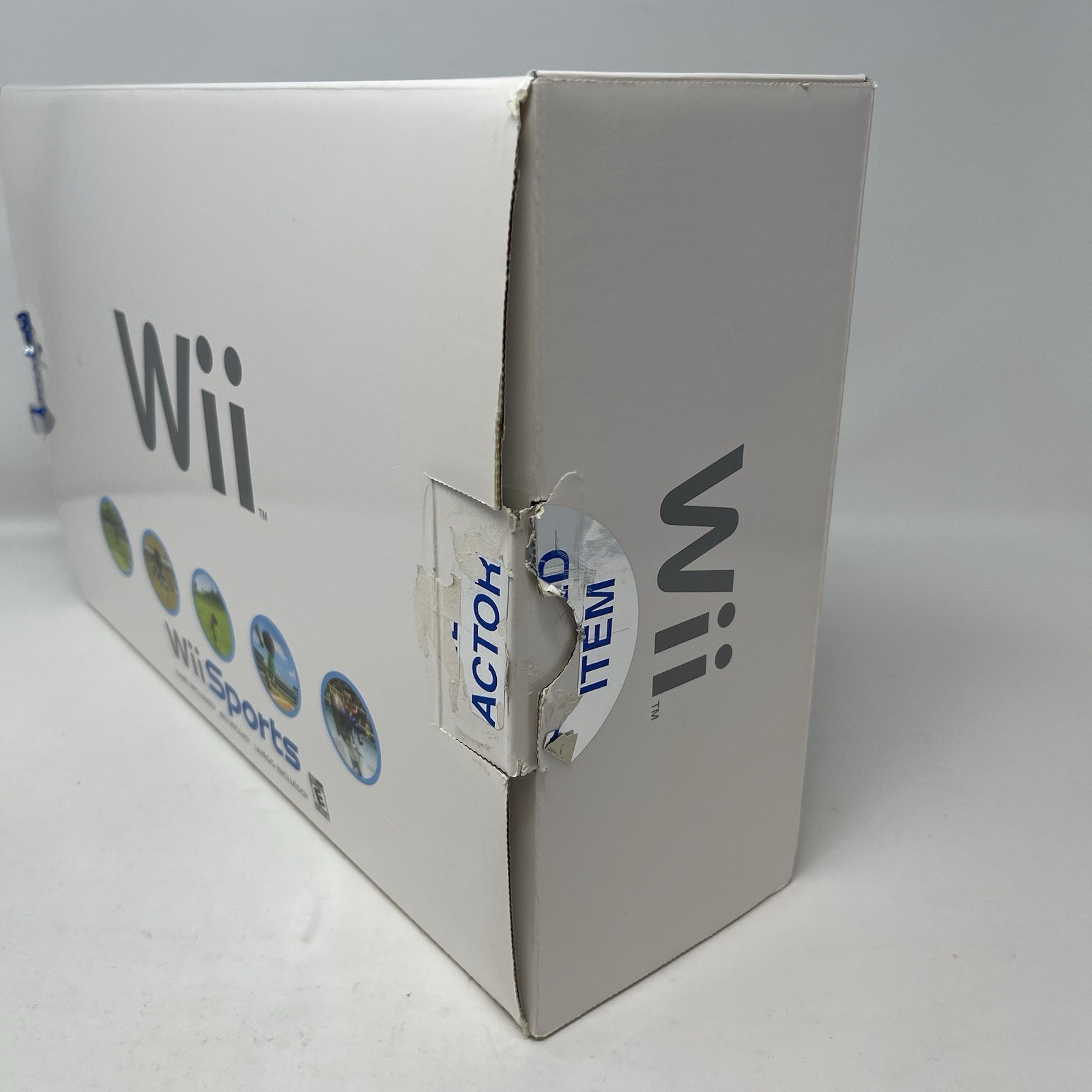 New! Unused, NOT Sealed! Nintendo Wii Console White + Wii Sports RVL-001 (USA)