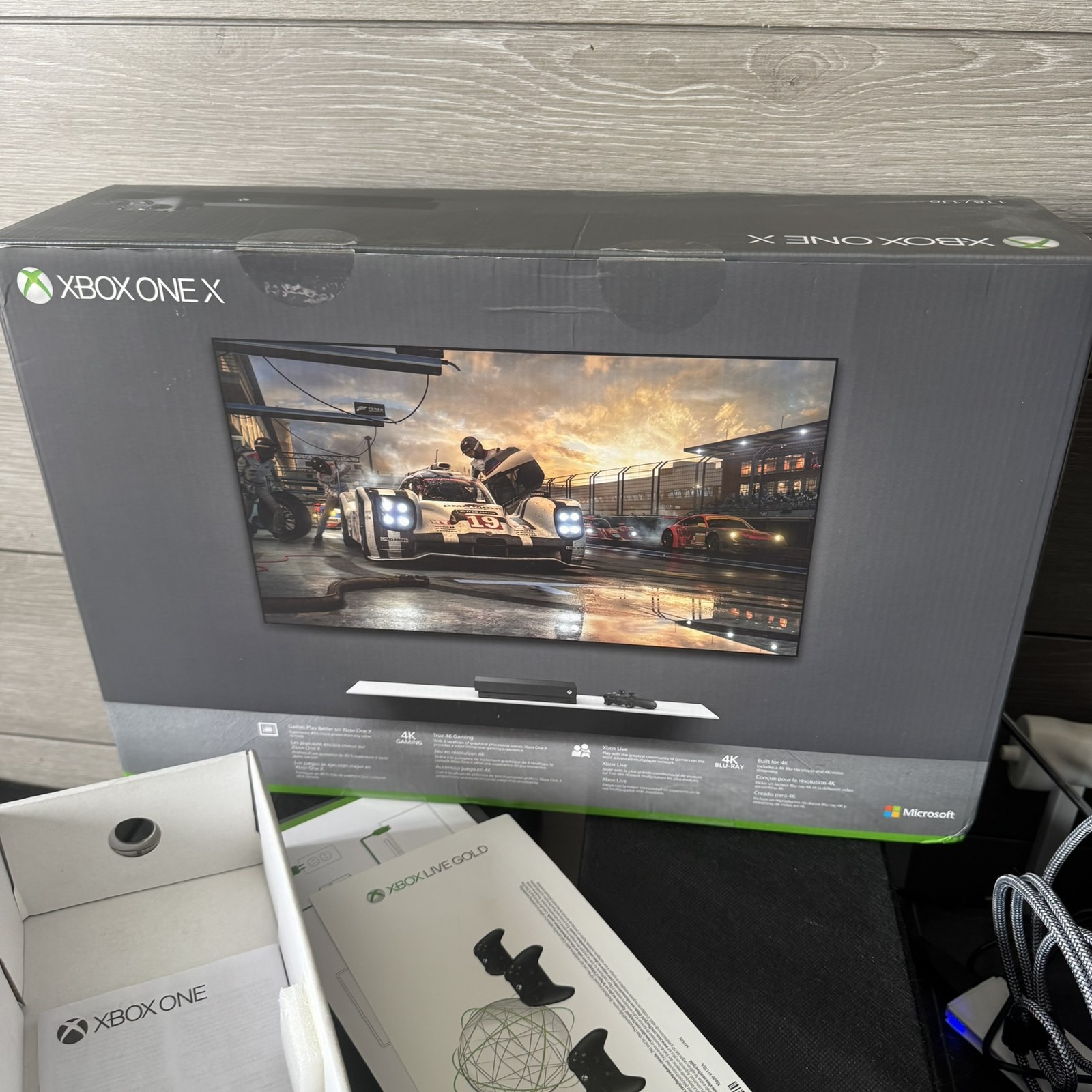 Microsoft Xbox One X 1TB Black Console Bundle with 2 Controllers – 4K HDR Gaming