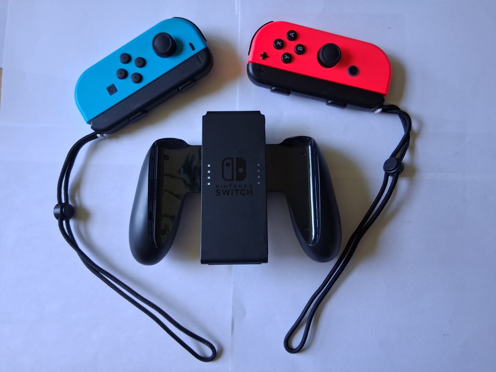 Nintendo Switch with Neon Blue and Neon Red Joy-Con (HAC-001-01)