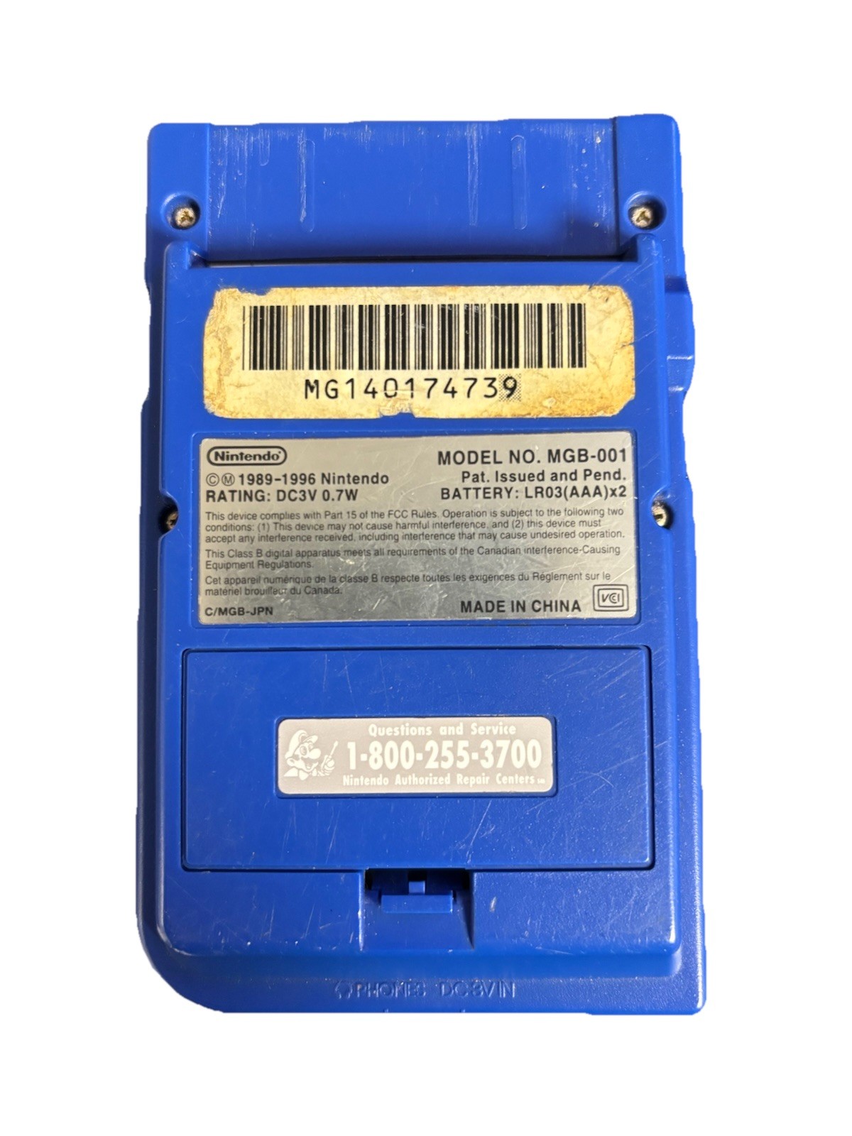 Nintendo Game Boy Pocket – Blue