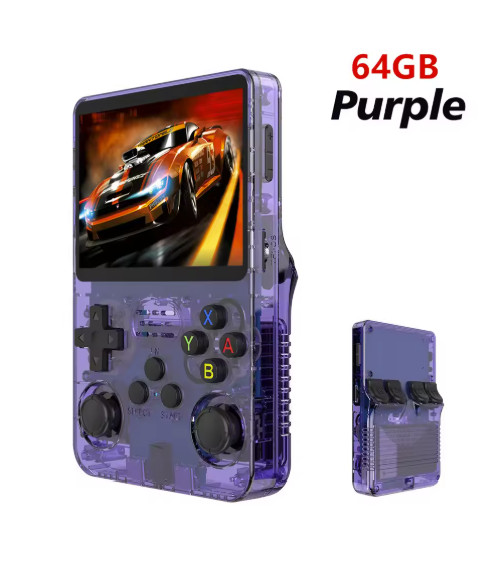 R36S Retro Handheld Console 3.5» IPS 128GB Linux Portable