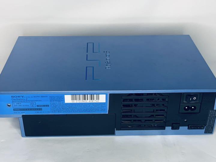 SONY PS2 PlayStation 2 SCPH-39000 Blue Game Console only Japanese Region Japan