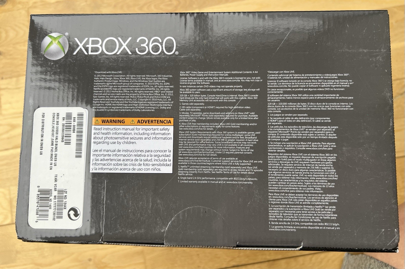 Xbox 360 Halo 4 Console New Sealed Limited Edition Microsoft 320GB Hard Drive