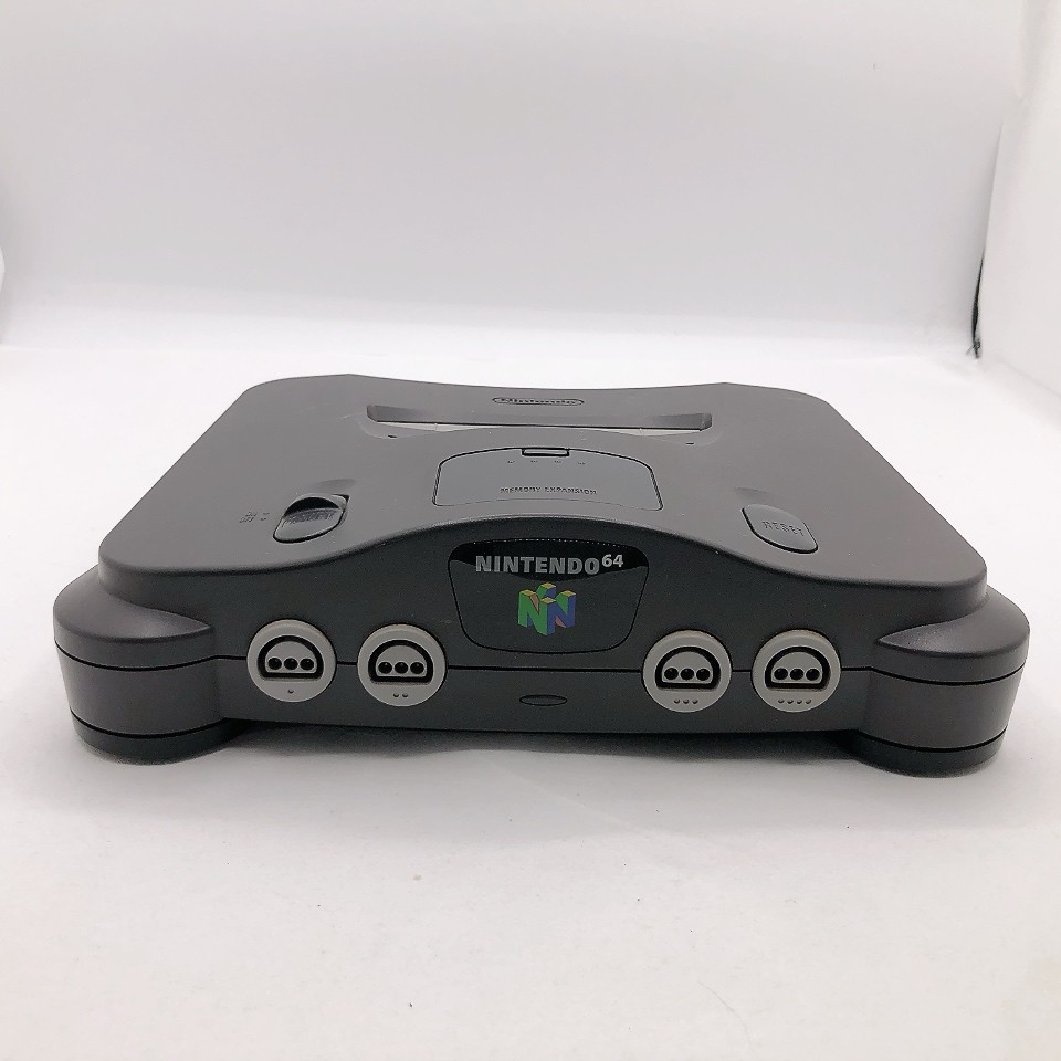 Nintendo 64 Console Black Controller N64 Made in Japan Tested