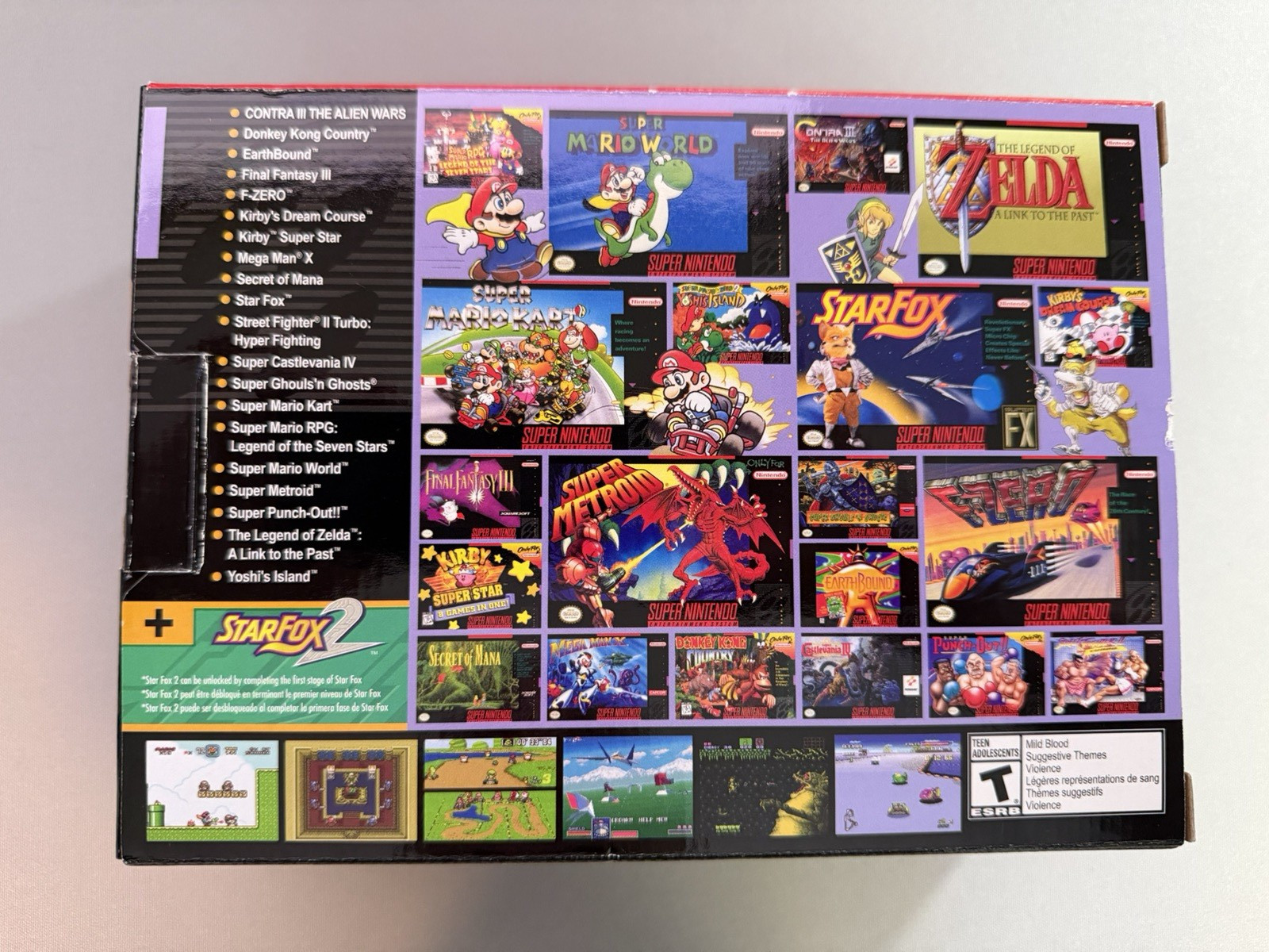 Nintendo Super NES Classic Edition Video Game Console – 2 Controllers, 21 Games