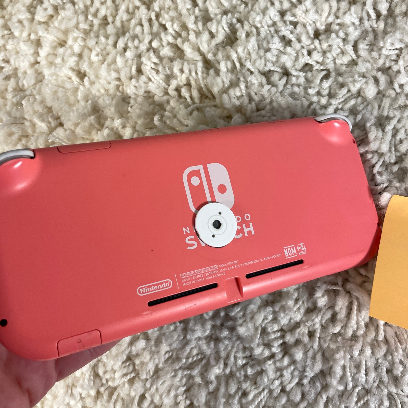 Nintendo Switch Lite Coral Pink Console Handheld System HDH-001 Tested
