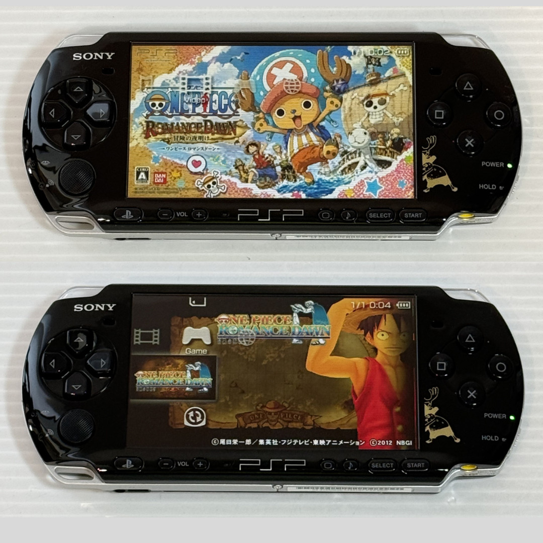 Sony PSP-3000 Console Black One Piece ROMANCE DAWN Limited Edition – Very Good