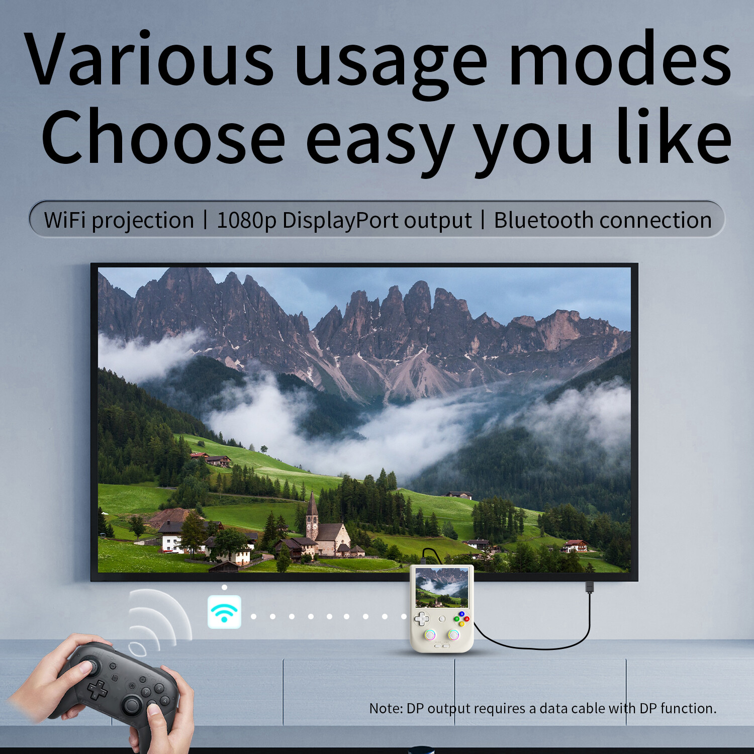 ANBERNIC RG406V Retro Game Console Android 13 WI-FI Console 4″ Display 5500mAh