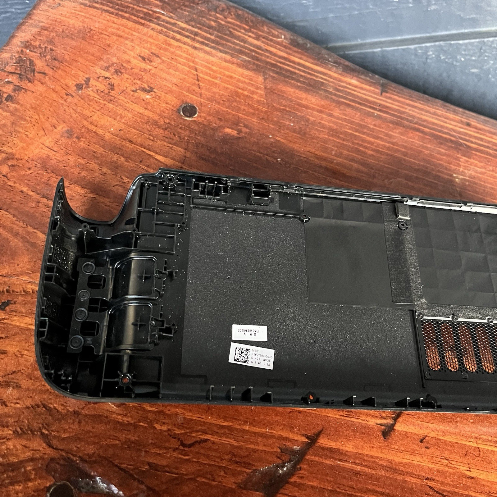 Steam Deck Original OEM Stock Back Plate – Black