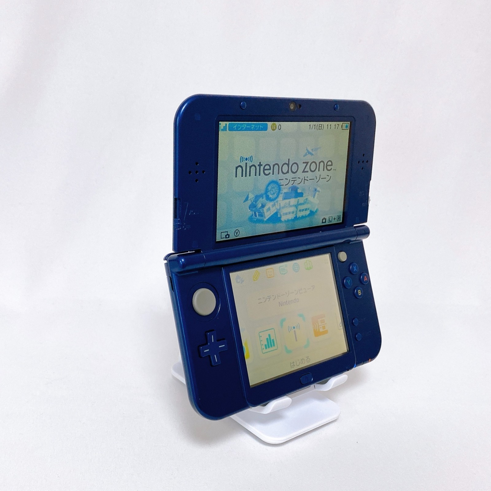 【Top IPS】New Nintendo 3DS LL XL Metallic Blue Stylus Japan Tested Fast Shipping
