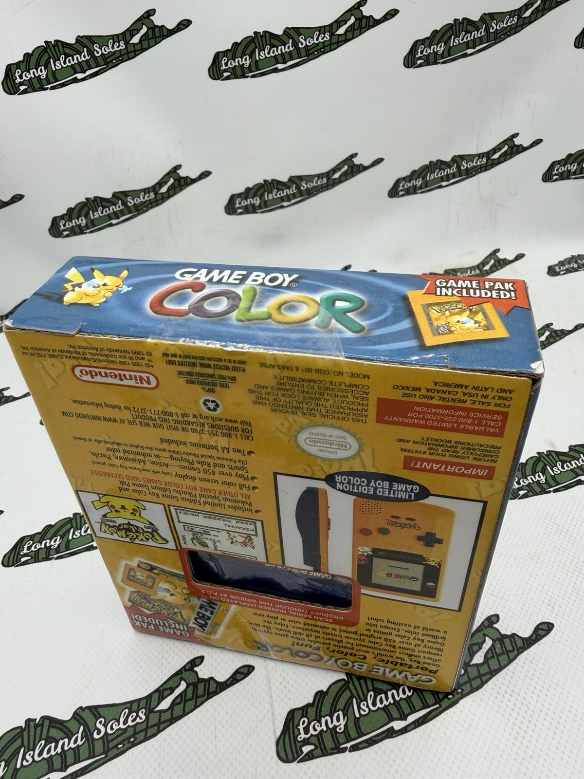 Nintendo Game Boy Color Handheld Console Pokemon Yellow Bundle Sealed Authentic