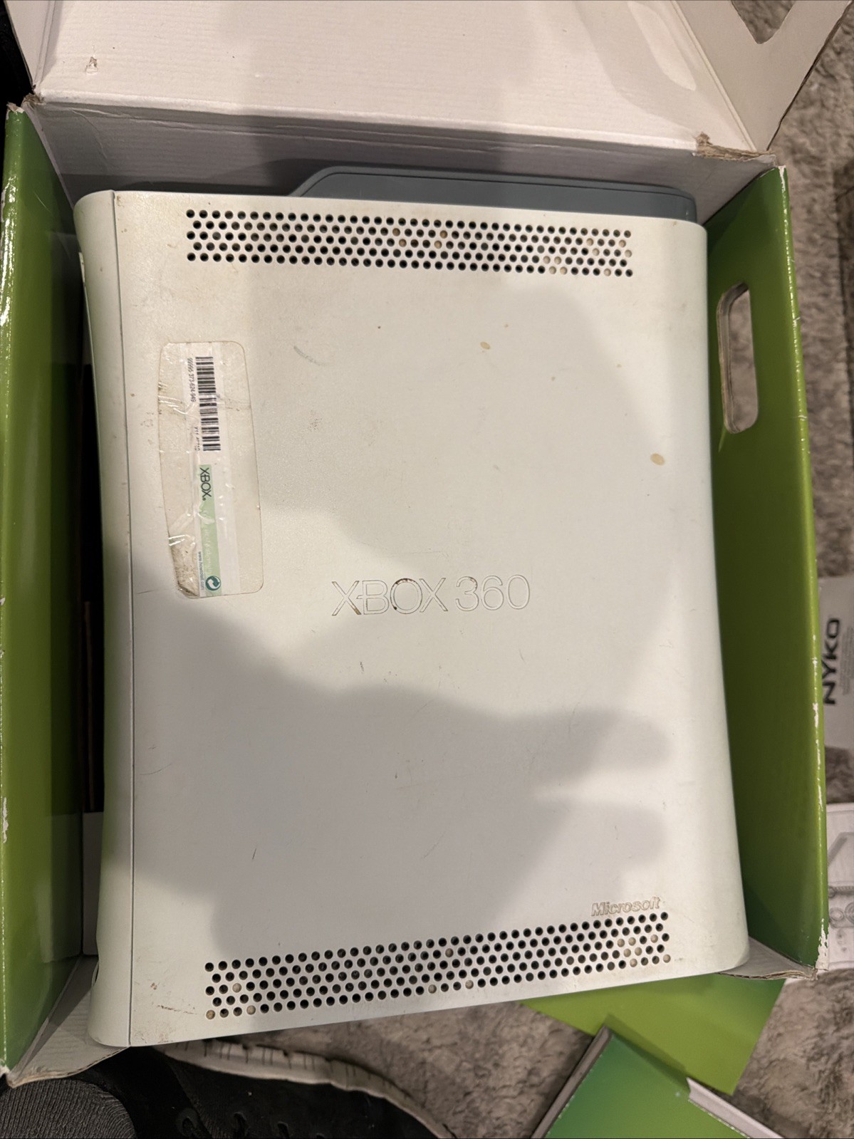 Xbox 360 Arcade White Console Complete CIB Box Sealed Manual Tested Working