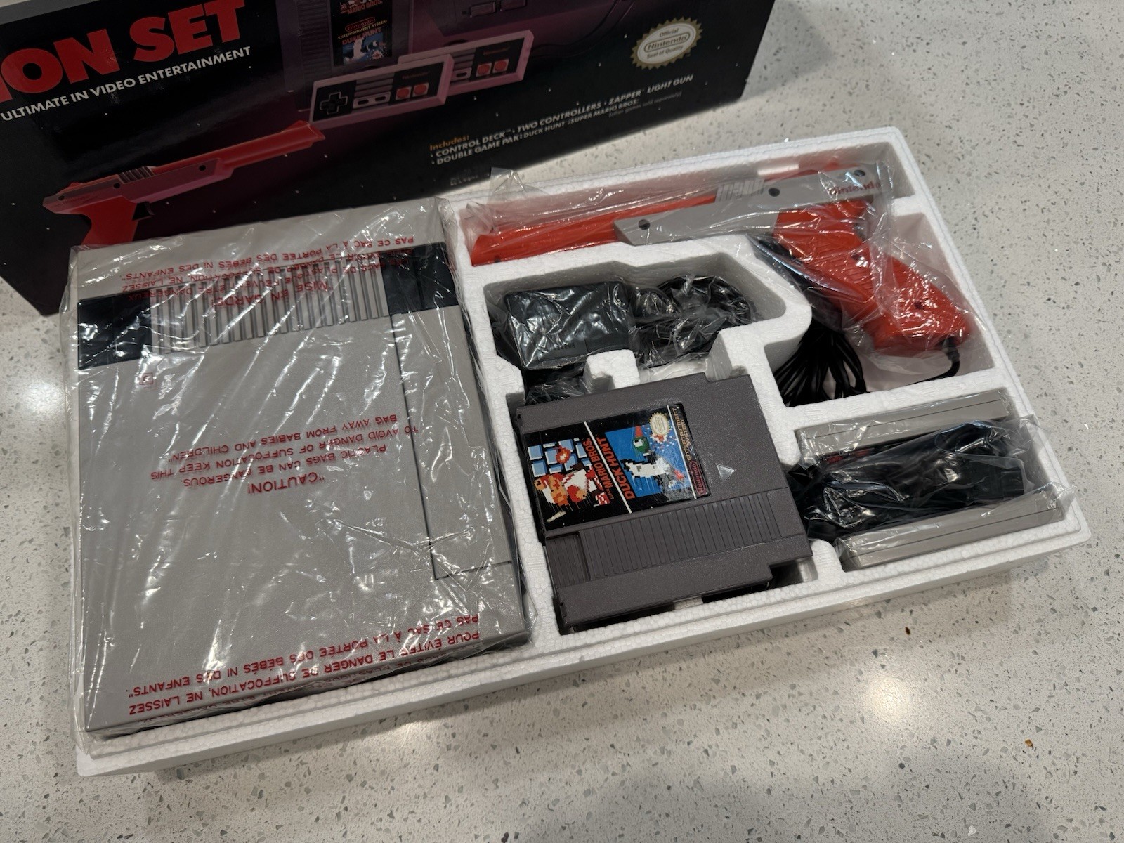EXCELLENT CONDITION !!! Nintendo Entertainment System Action Set