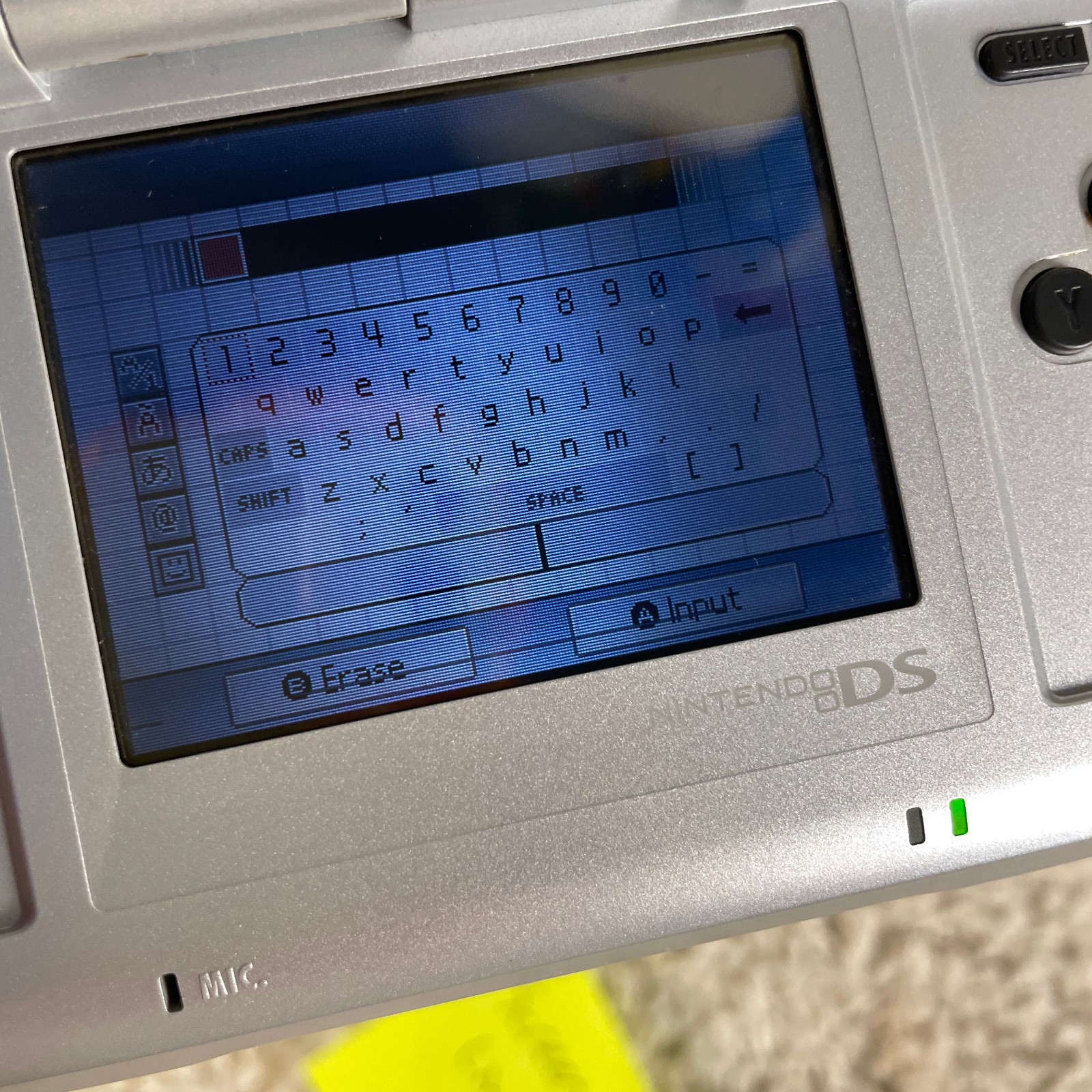 Nintendo DS Original NTR-001 Titanium Silver Handheld Console System READ