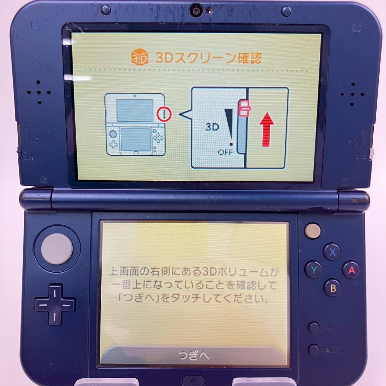 TOP IPS Nintendo new 3DS LL XL Metallic Blue Console Region Japanese Only 726