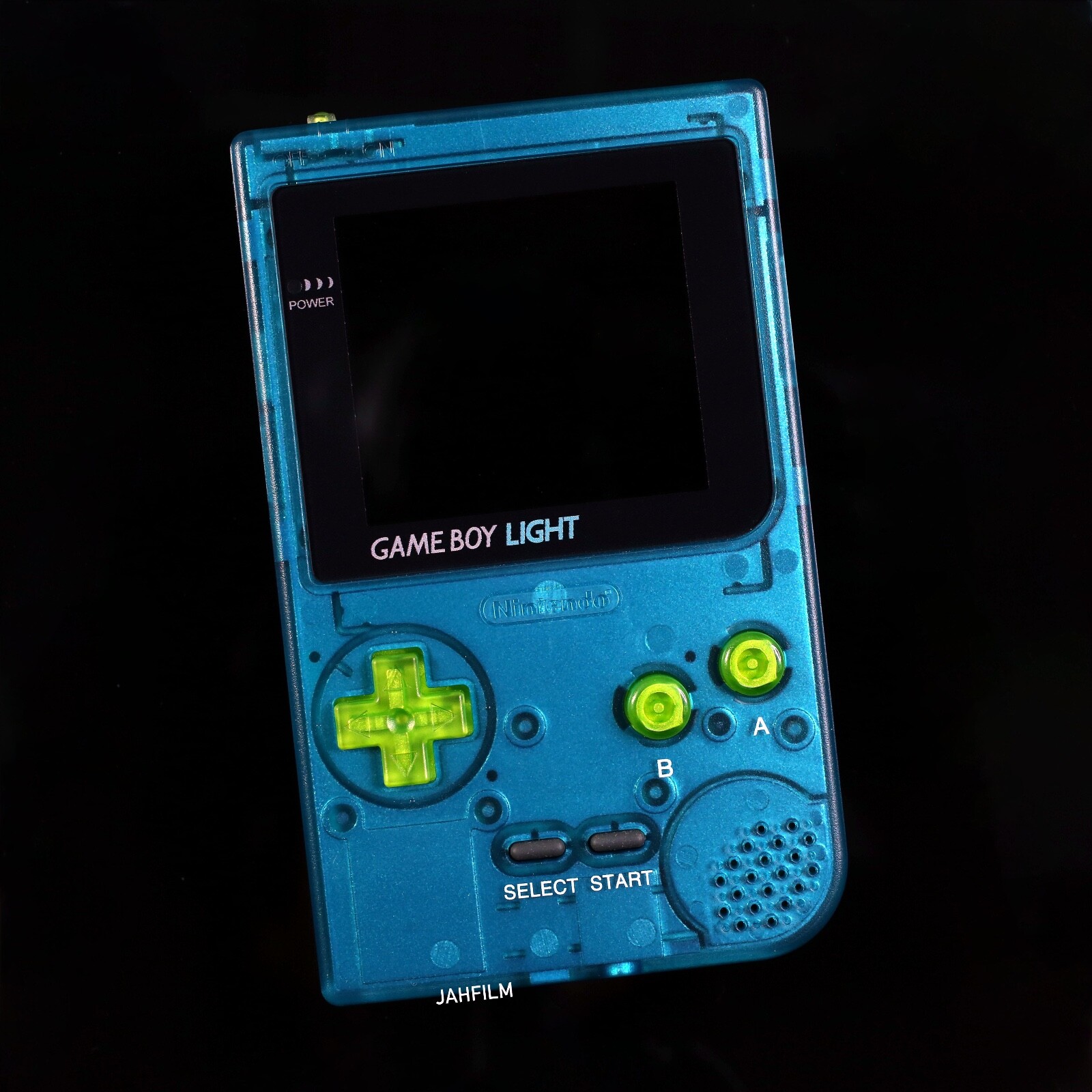 Custom Backlit Gameboy Pocket – Turquoise Blue & Green – IPS LCD Screen