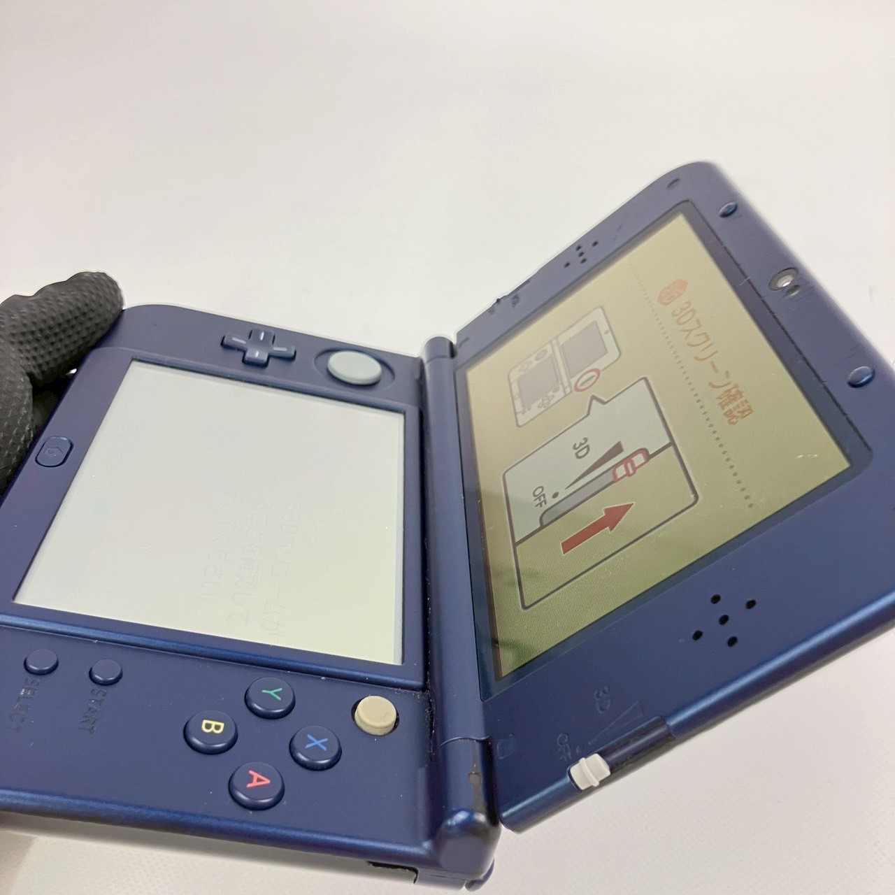 TOP IPS Nintendo new 3DS LL XL Metallic Blue Console Region Japanese Only 726