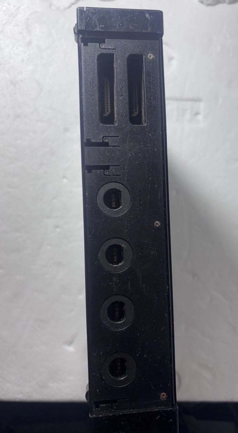 Nintendo Wii Gamecube Compatible Console Only Black RVL-001 Tested Working