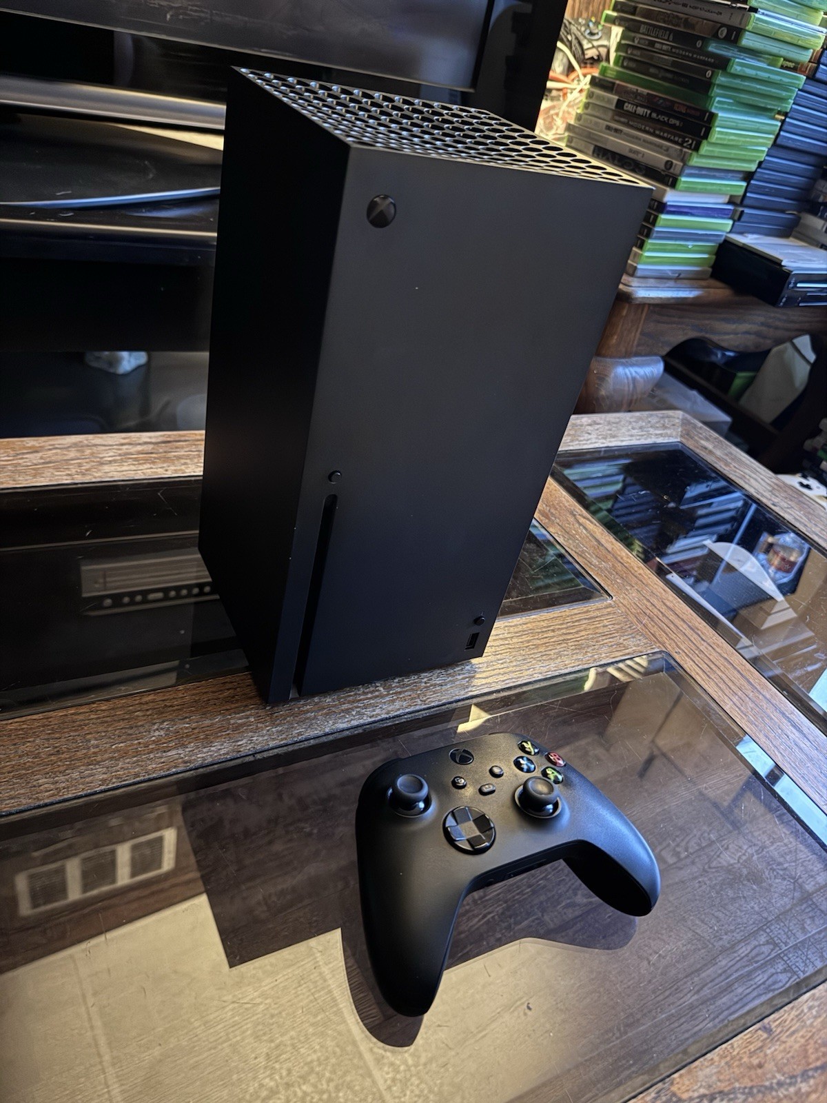 Microsoft Xbox Series x 1TB Black Console With Controller + All Cables!