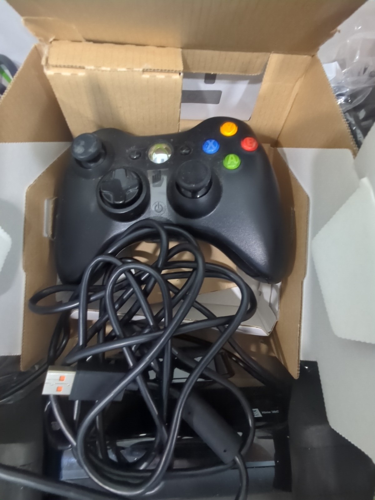 Microsoft Xbox 360 S Gaming Console and Kinect – Black USED Works Ships Free SH