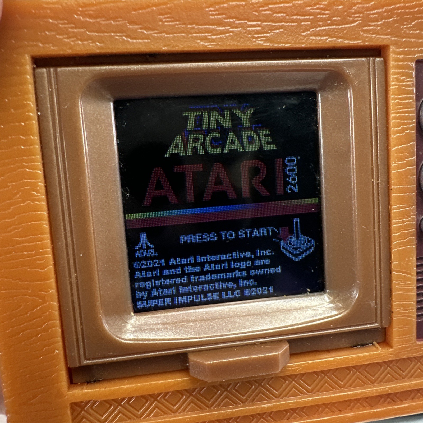 World’s Smallest Atari 2600 TV Console by Atari Item 341 Tested & Working